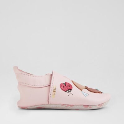 Ss Songbird Infant Blossom Leather Flat Shoes