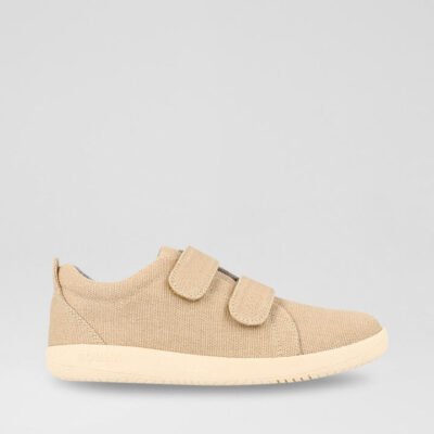 Kp Grass Court Junior Oat Milk Canvas Sneakers TheSneakerLounge Kids Kp Grass Court Junior Oat Milk Canvas Sneakers