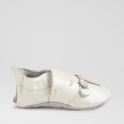 Ss Dream Infant Pearl Leather Flat Shoes TheSneakerLounge Kids Ss Dream Infant Pearl Leather Flat Shoes