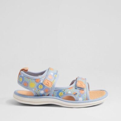 202788 Florence Toddler Blue Suns Sandals TheSneakerLounge Kids 202788 Florence Toddler Blue Suns Sandals