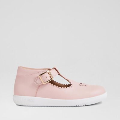 Kp Poppy Ballet Pink Leather Flat Shoes