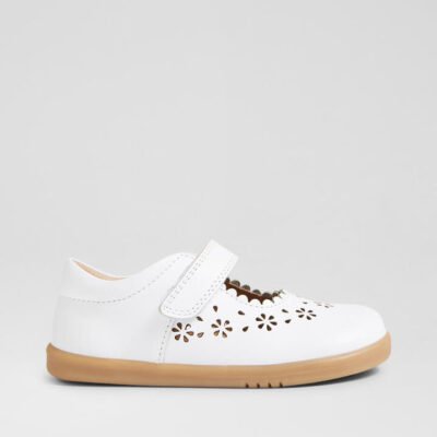 Iw Tilly White Leather Flat Shoes