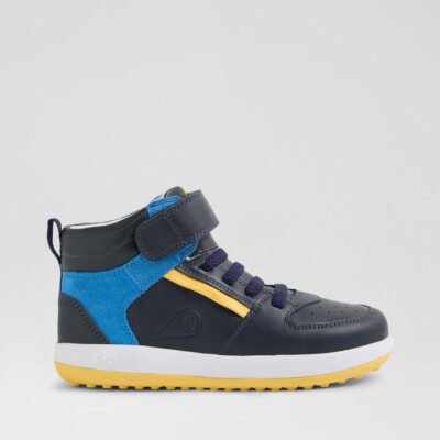 Kp Topspin Junior Navy Leather Ankle Boots