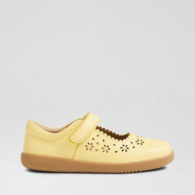 Kp Tilly Pale Banana Leather Flat Shoes