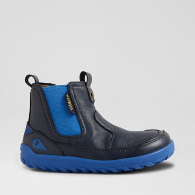 Iw Trail Navy Leather Ankle Boots