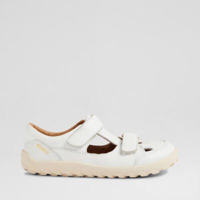 Kp Troop White Leather Sandals