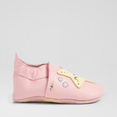 Ss Starfish Blossom Leather Flat Shoes