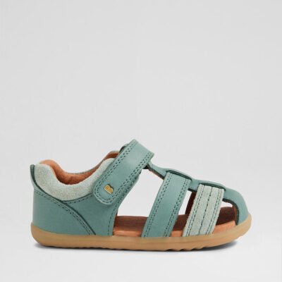 Su Roam Infant Iceberg Green Leather Sandals TheSneakerLounge Kids Su Roam Infant Iceberg Green Leather Sandals