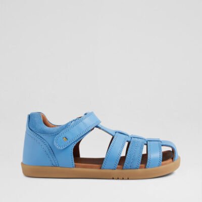 Kp Roam Junior Azure Blue Leather Flat Shoes