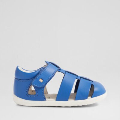 Su Tidal Infant Olympian Blue Leather Flat Shoes TheSneakerLounge Kids Su Tidal Infant Olympian Blue Leather Flat Shoes