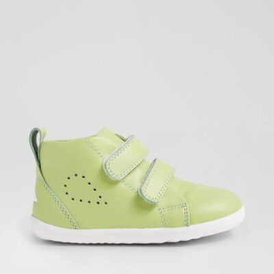 Su Grass Court High Infant Shadow Lime Leather Ankle Boots