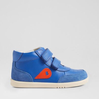 Iw Champ High Toddler Olympian Blue Leather Ankle Boots
