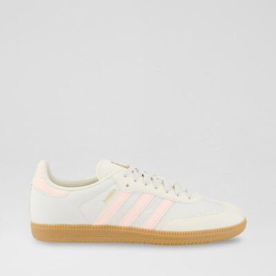 Samba Youth White Orange Gum Leather Sneakers TheSneakerLounge Kids Samba Youth White Orange Gum Leather Sneakers