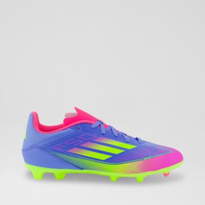 F50 Junior Blue Yellow Pink Sneakers TheSneakerLounge Kids F50 Junior Blue Yellow Pink Sneakers