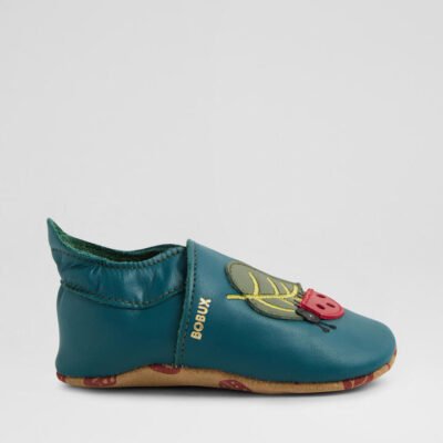 Ss Beastie Infant Dark Sea Leather Flat Shoes