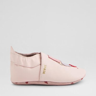 Ss Cupcakes Infant Heavenly Pink Leather Flat Shoes