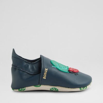 Ss Beastie Infant Navy Leather Flat Shoes