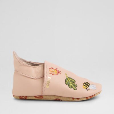 Ss Bugtopia Infant Cameo Rose Leather Flat Shoes