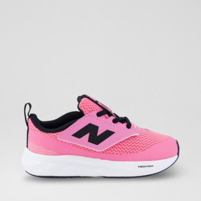 625 Toddler Pink White Black Mesh Sneakers