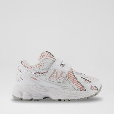 1906 Toddler White Silver Pink Mesh Sneakers TheSneakerLounge Kids 1906 Toddler White Silver Pink Mesh Sneakers