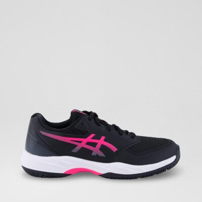 Netburner Ballistic Youth Black Pink Mesh Leather Sneakers
