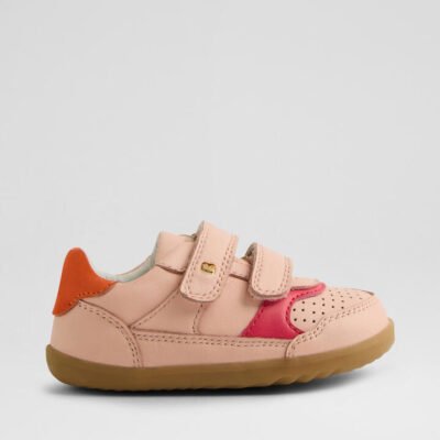 Su Hunter Toddler Cameo Rose Nasturtium Leather Flat Shoes