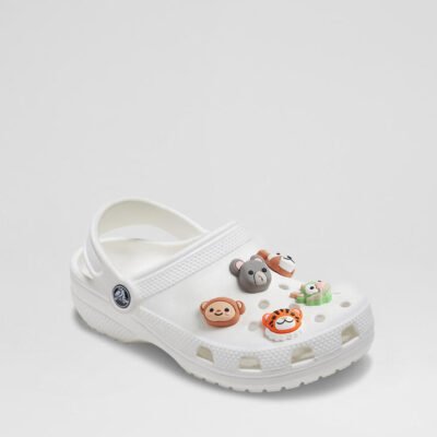 3 D Animal Faces Junior Multi Jibbitz TheSneakerLounge Kids 3 D Animal Faces Junior Multi Jibbitz