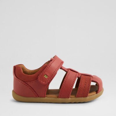 Su Roam Infant Red Ochre Leather Sandals TheSneakerLounge Kids Su Roam Infant Red Ochre Leather Sandals
