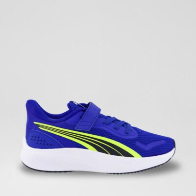 Pounce Lite Junior Blue Yellow White Sneakers