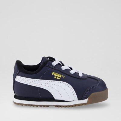 Roma Toddler Navy White Sneakers