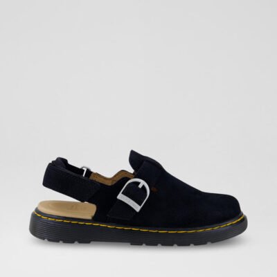 Jorgie Junior Black Bronx Leather Sandals TheSneakerLounge Kids Jorgie Junior Black Bronx Leather Sandals