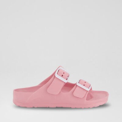 Double Buckle Toddler Pink Eva Sandals