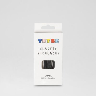 Elastic Black Fabric Laces