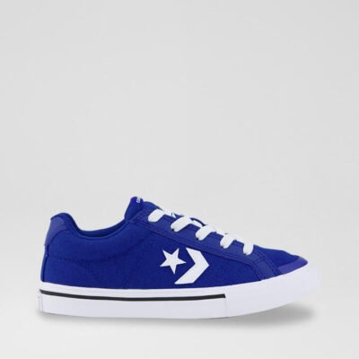Sport Casual Junior Blue White Canvas Sneakers