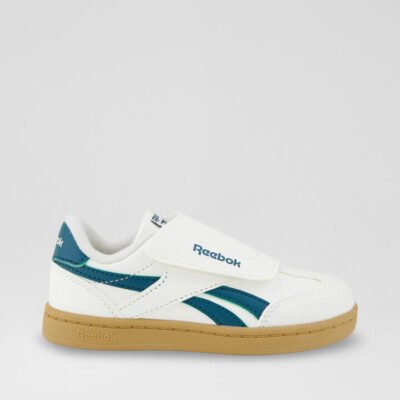 Smash Edge Toddler White Fabric Sneakers