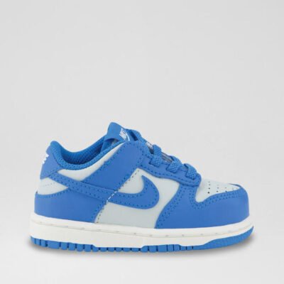 Dunk Low Toddler White Blue Vegan Leather Sneakers