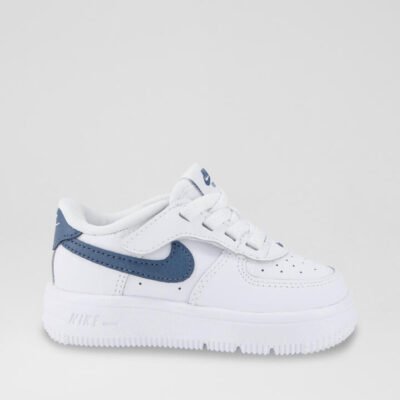 Air Force 1 Easy On Toddler White Grey Vegan Leather Sneakers