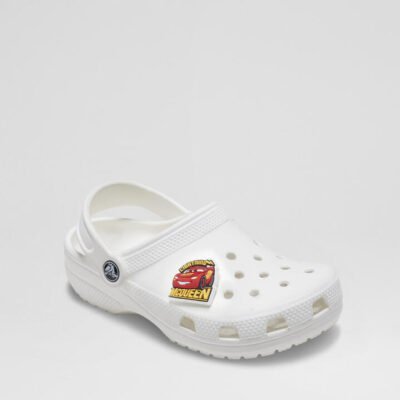 Lightning Mcqueen 3 Red Rubber Jibbitz TheSneakerLounge Kids Lightning Mcqueen 3 Red Rubber Jibbitz