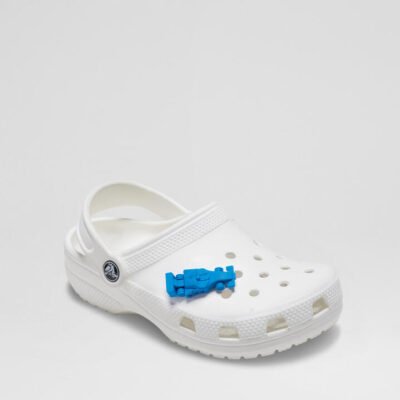 3 D Blue Race Car Rubber Jibbitz TheSneakerLounge Kids 3 D Blue Race Car Rubber Jibbitz