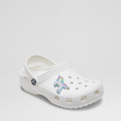 Magical Unicorn White Rubber Jibbitz TheSneakerLounge Kids Magical Unicorn White Rubber Jibbitz