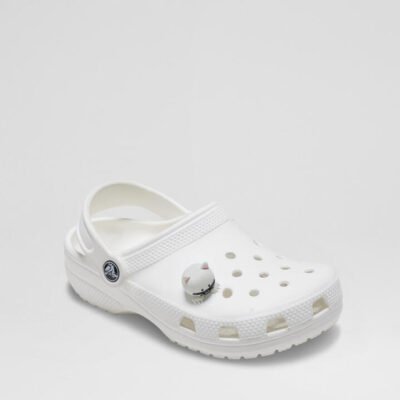 3 D Kitty Grey Fabric Jibbitz TheSneakerLounge Kids 3 D Kitty Grey Fabric Jibbitz