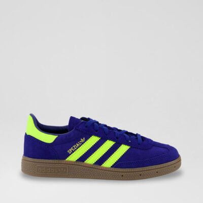Handball Spezial Junior Blue Yellow Suede Sneakers TheSneakerLounge Kids Handball Spezial Junior Blue Yellow Suede Sneakers