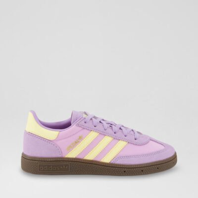 Handball Spezial Junior Purple Yellow Suede Sneakers TheSneakerLounge Kids Handball Spezial Junior Purple Yellow Suede Sneakers