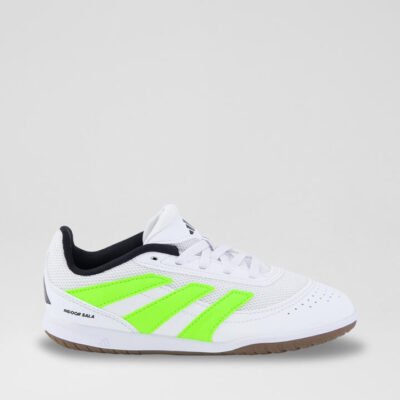 Predator Club Junior White Yellow Leather Sneakers TheSneakerLounge Kids Predator Club Junior White Yellow Leather Sneakers