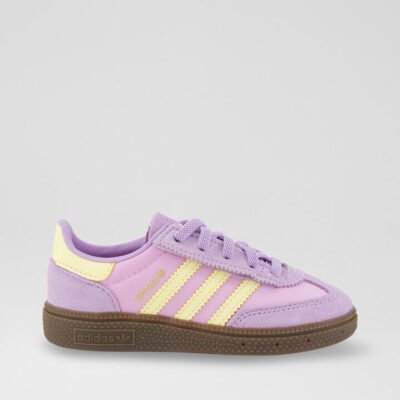 Handball Spezial Toddler Purple Yellow Suede Sneakers TheSneakerLounge Kids Handball Spezial Toddler Purple Yellow Suede Sneakers