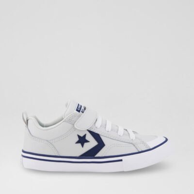 Pro Blaze Junior Grey Navy Fabric Sneakers