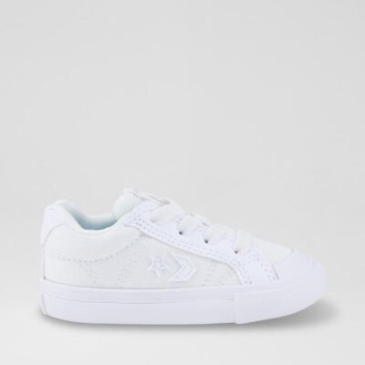 Sport Casual Toddler White Grey Fabric Sneakers