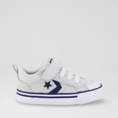 Pro Blaze Toddler Grey Navy Fabric Sneakers