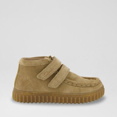 Tor Hill Easy On Toddler Sand Suede Ankle Boots