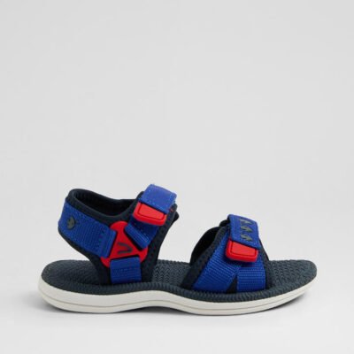 Finn Toddler Navy Canvas Sandals